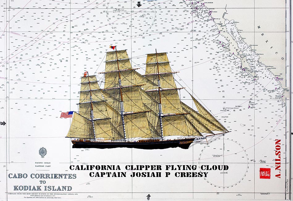 California clipper flying cloud captain Josiah p Creesy
