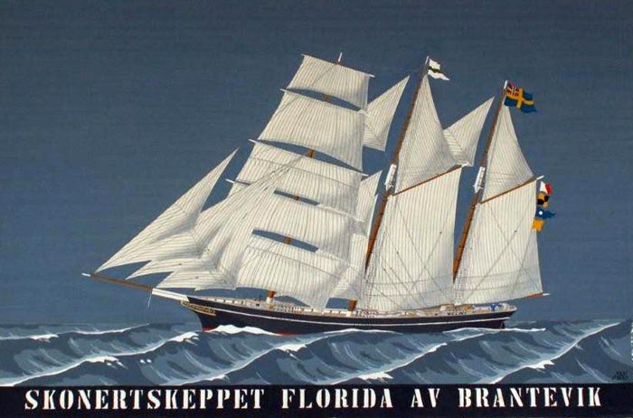 Skonertskeppet Florida av Brantevik